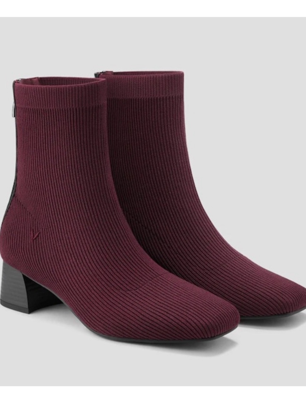 VIVAIA Marcella Square-Toe Water-Repellent Ankle Boots